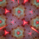 erster Versuch mit einem selbstgebauten Kaleidoskop